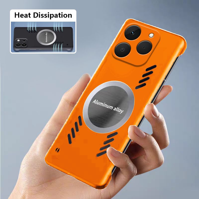 Heat Dissipation Case - Custodia Biruiqu per Realme 15T senza