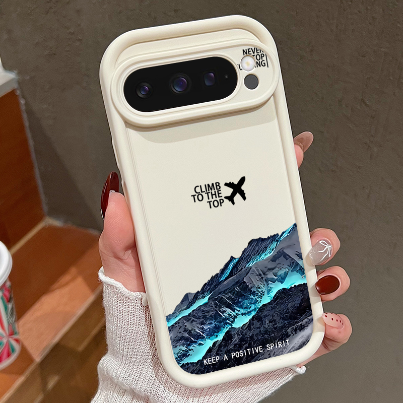 Phone Cases Google Pixel 9A - Custodia per telefono modello aeroplano Snow