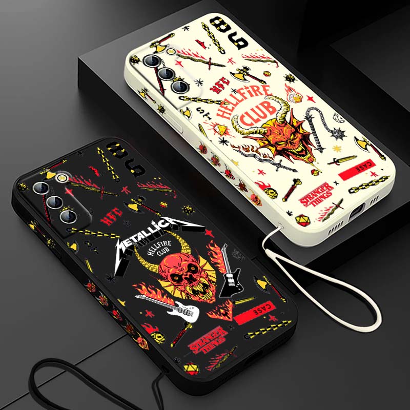 Silicone Liquid Case - Cover per telefono con cordino liquido