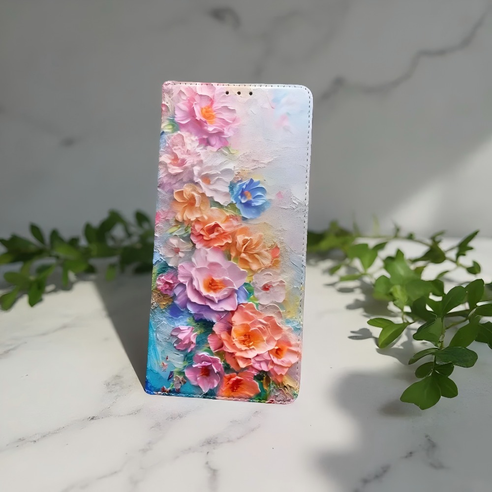 Phone Cases For Samsung Galaxy - Custodia a Portafoglio Magnetica in Pelle