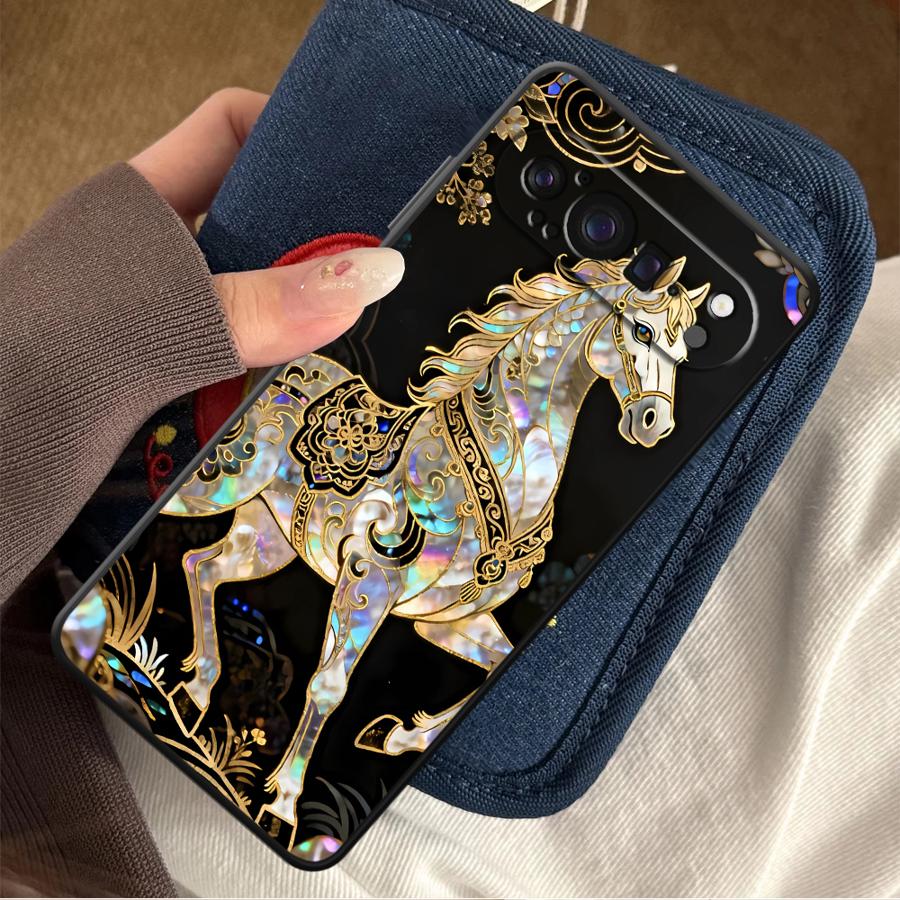 Phone Cases Google Pixel 9A - Cover per Telefono Lucky Horse per