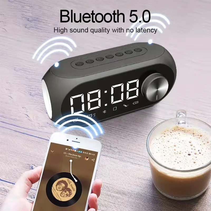 Phone Cases Big W - Sveglia Altoparlante Bluetooth portatile Radio FM