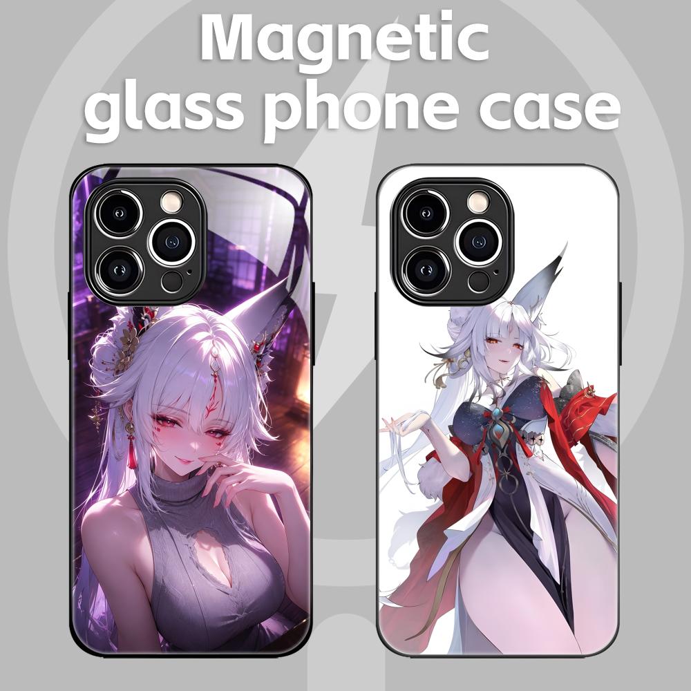 Phone Cases Xs Max - Custodia magnetica in vetro Wuthering Waves