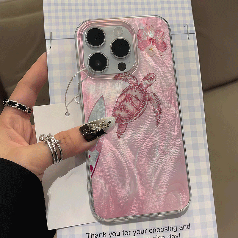 Phone Cases Hard - Cover per Telefono con Sfondo Ondulato