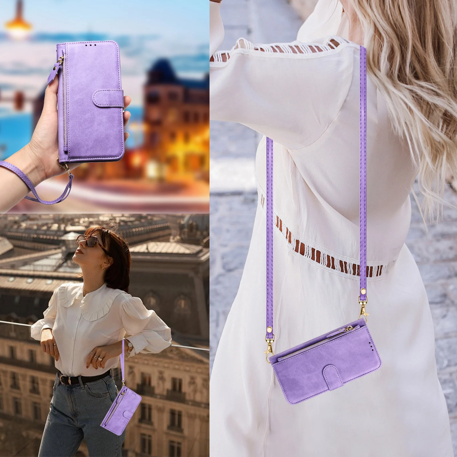 Carte con cerniera a tracolla  - Flip Leather Case recensione e prezzo